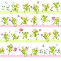 NP-AM04 33 x 33 cm Happy Frogs