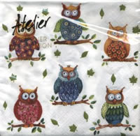 NP-AM08 33 x 33 cm Owl