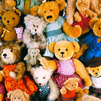 NP-AM10 33 x 33 cm TEDDY BEARS