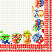 NP-FD01 33 x 33 cm BREAKFAST RED