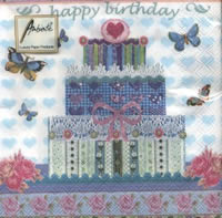 NP-HBD01 33 x 33 cm Birthday cake