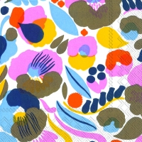 NP-MM017 Marimekko MUTI COLOUR 2 33cmx33cm