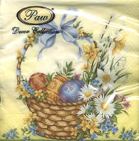 NP-NT07 33 x 33 cm FESTIVE EASTER yellow