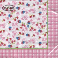 NP-NT19 33cm X 33cm pink flower