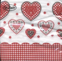 NP-SP001 33cm x 33cm red heart