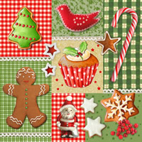 NP-X12 33 x 33 cm X-mas Sweets