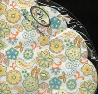 NPR-003 32 cm FLORAL PATTERN orange