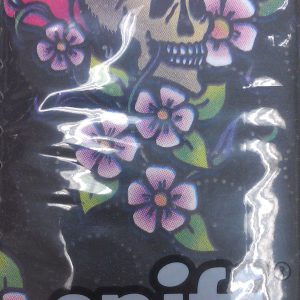 NPS-018 Flower Skull black