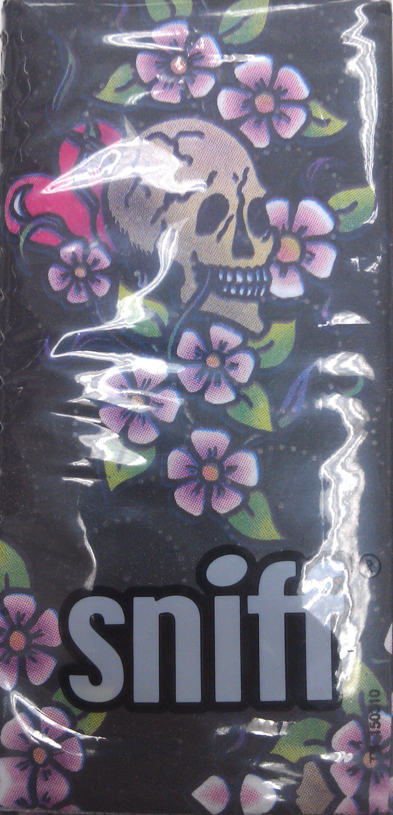 NPS-018 Flower Skull black